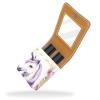 YTYVAGT Lipstick Case,Leather Lip Gloss Lipstick Organizer with Mirror,Mini Lipstick Holder Bag,Unicorn with Floral view 2