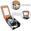 YTYVAGT Lipstick Case,Leather Lip Gloss Lipstick Organizer with Mirror,Mini Lipstick Holder Bag,Animal Lion Couple view 4