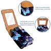YTYVAGT Travel Lipstick Organizer Case,Lipstick Case Portable Makeup Bag With Mirror,Butterfly Fantasy Plant view 4