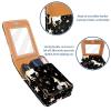 YTYVAGT Lipstick Case,Leather Lip Gloss Lipstick Organizer with Mirror,Mini Lipstick Holder Bag,Unicorn with Black view 4