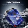 Cyberpunk Mini Electric Shaver, Portable Electric Razor for Men, Smart Display, IPX7 Waterproof, Wet & Dry Shaving, Rechargeable Cordless Rotary Shaver for Home, Office, Car, Gifts view 4