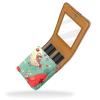 YTYVAGT Lipstick Case,Portable Makeup Bag Cosmetic Pouch,Lipstick Holder Makeup Organizer,Flower Owl Chick Bird view 2