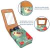 YTYVAGT Lipstick Case,Portable Makeup Bag Cosmetic Pouch,Lipstick Holder Makeup Organizer,Flower Owl Chick Bird view 4
