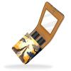 YTYVAGT Travel Lipstick Organizer Case,Lipstick Case Portable Makeup Bag With Mirror,African Giraffe Grassland view 2