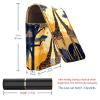 YTYVAGT Travel Lipstick Organizer Case,Lipstick Case Portable Makeup Bag With Mirror,African Giraffe Grassland view 3