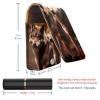 YTYVAGT Lipstick Case,Portable Makeup Bag Cosmetic Pouch,Lipstick Holder Makeup Organizer,Autumn Forest Wolf view 3