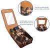 YTYVAGT Lipstick Case,Portable Makeup Bag Cosmetic Pouch,Lipstick Holder Makeup Organizer,Autumn Forest Wolf view 4