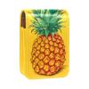 YTYVAGT Travel Lipstick Organizer Case,Lipstick Case Portable Makeup Bag With Mirror,Tropical Summer Theme Pineapple view 1