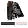 YTYVAGT Lipstick Case,Portable Makeup Bag Cosmetic Pouch,Lipstick Holder Makeup Organizer,Black and White Guitar view 3