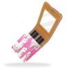 YTYVAGT Lipstick Case,Portable Makeup Bag Cosmetic Pouch,Lipstick Holder Makeup Organizer,Cute Cartoon Llama White Alpaca view 2