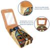 YTYVAGT Lipstick Case,Leather Lip Gloss Lipstick Organizer with Mirror,Mini Lipstick Holder Bag,Ancient Egypt Ethnic Retro view 4