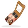 YTYVAGT Lipstick Case,Leather Lip Gloss Lipstick Organizer with Mirror,Mini Lipstick Holder Bag,Autumn Pets Cat and Dog view 2