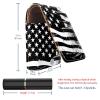 YTYVAGT Lipstick Case,Leather Lip Gloss Lipstick Organizer with Mirror,Mini Lipstick Holder Bag,Black and White American Flag view 3