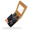 YTYVAGT Lipstick Case,Leather Lip Gloss Lipstick Organizer with Mirror,Mini Lipstick Holder Bag,Animal Bat Leaf Art Illustration view 2