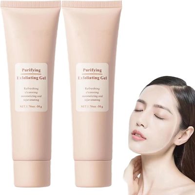 Purifying Exfoliating Gel, Exfoliating Face Scrub, Gentle Body Scrubber Moisturizing Gels, Deep Cleansing Moisturizing Facial Scrub, For All Skin Types (2PCS)