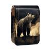 YTYVAGT Lipstick Case,Leather Lip Gloss Lipstick Organizer with Mirror,Mini Lipstick Holder Bag,Bear Moon Forest Tree view 1