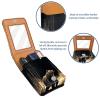 YTYVAGT Lipstick Case,Leather Lip Gloss Lipstick Organizer with Mirror,Mini Lipstick Holder Bag,Bear Moon Forest Tree view 4