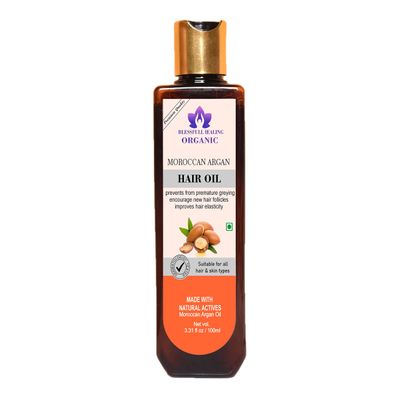 Blessfull Healing Luxury Moroccan Argan Hair Oil - 100Ml