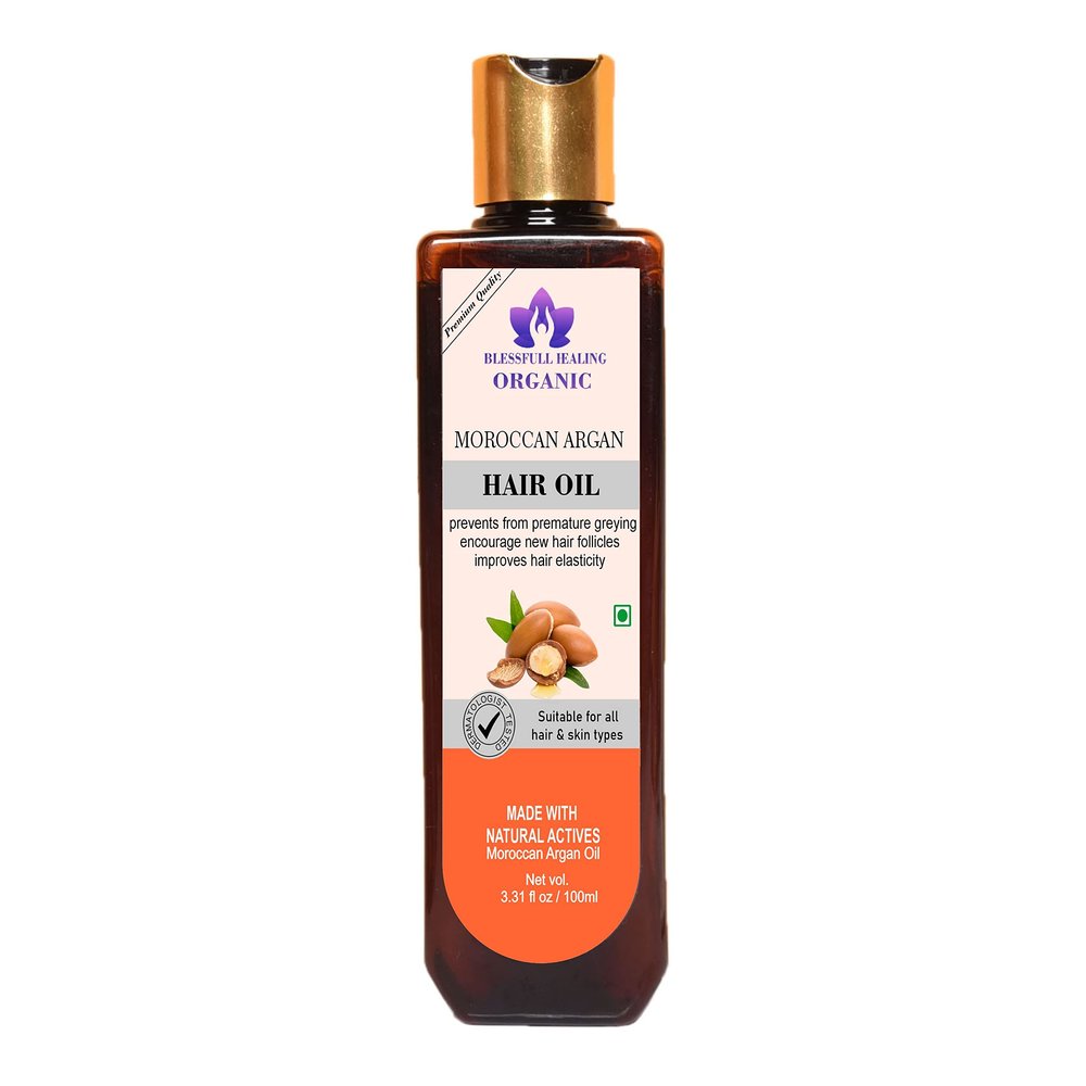 Blessfull Healing Luxury Moroccan Argan Hair Oil - 100Ml