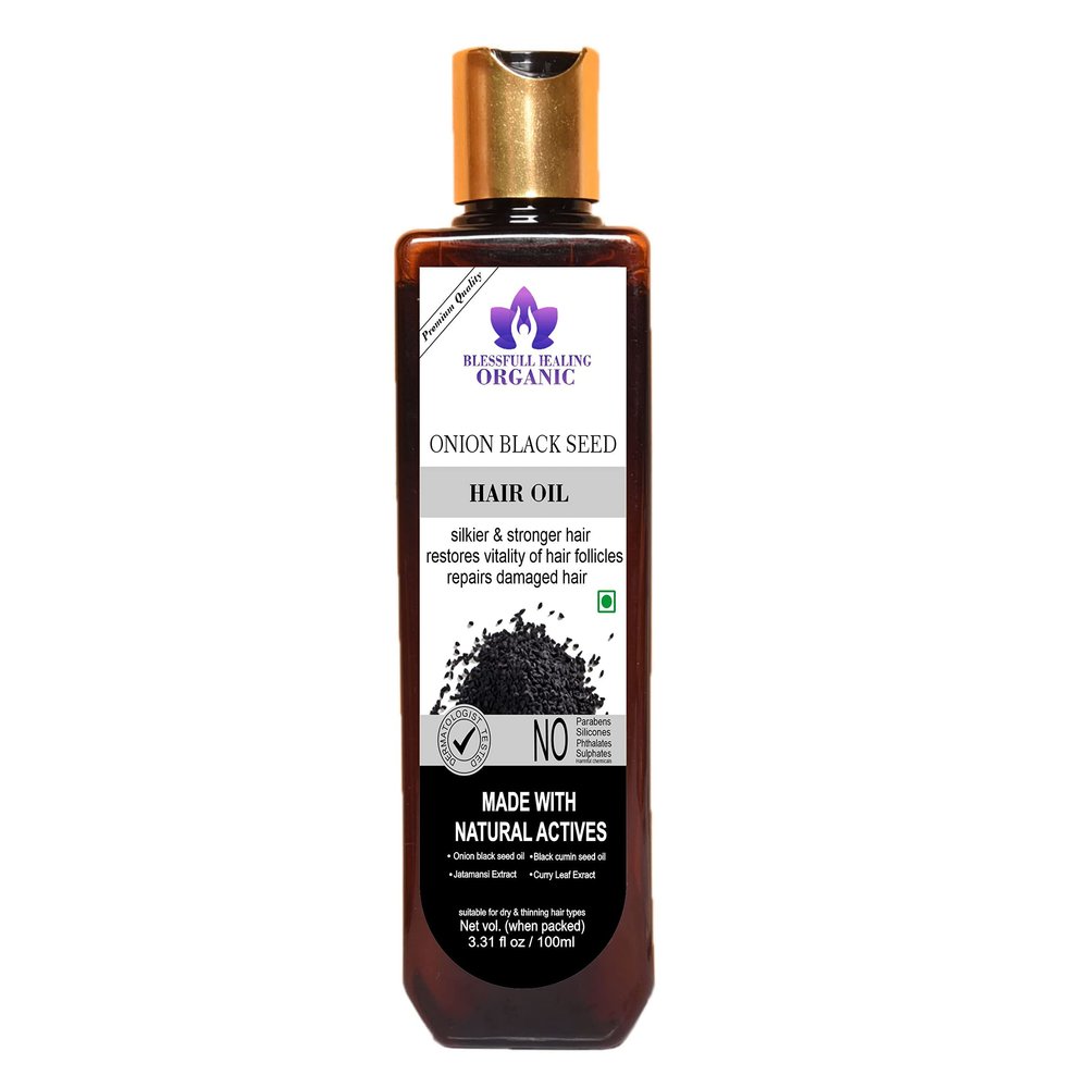 Blessfull Healing Luxury Onion Black Seed Hair Oil - 100Ml