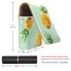 YTYVAGT Travel Lipstick Organizer Case,Lipstick Case Portable Makeup Bag With Mirror,Tropical Pineapple Fruit view 3