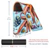 YTYVAGT Lipstick Case,Portable Makeup Bag Cosmetic Pouch,Lipstick Holder Makeup Organizer,Fishes Whale Sea Octopus view 3