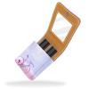 YTYVAGT Lipstick Case,Leather Lip Gloss Lipstick Organizer with Mirror,Mini Lipstick Holder Bag,Bike Pink Sports view 2
