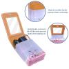 YTYVAGT Lipstick Case,Leather Lip Gloss Lipstick Organizer with Mirror,Mini Lipstick Holder Bag,Bike Pink Sports view 4
