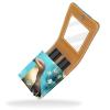 YTYVAGT Lipstick Case,Leather Lip Gloss Lipstick Organizer with Mirror,Mini Lipstick Holder Bag,Animal Big Cormorant Art Illustration view 2