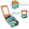 YTYVAGT Lipstick Case,Leather Lip Gloss Lipstick Organizer with Mirror,Mini Lipstick Holder Bag,Animal Big Cormorant Art Illustration view 4