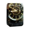 YTYVAGT Lipstick Case,Leather Lip Gloss Lipstick Organizer with Mirror,Mini Lipstick Holder Bag,Vintage Mechanical Clock view 1