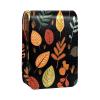 YTYVAGT Lipstick Case,Portable Makeup Bag Cosmetic Pouch,Lipstick Holder Makeup Organizer,Floral Maple Leaf Nuts view 1