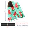 YTYVAGT Lipstick Case,Leather Lip Gloss Lipstick Organizer with Mirror,Mini Lipstick Holder Bag,Watermelon Fruit Polka Dots view 3