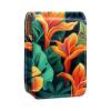 YTYVAGT Lipstick Case,Portable Makeup Bag Cosmetic Pouch,Lipstick Holder Makeup Organizer,Floral Plant Tropical Jungle view 1