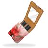 YTYVAGT Lipstick Case,Leather Lip Gloss Lipstick Organizer with Mirror,Mini Lipstick Holder Bag,Watercolor Plant Rose view 2