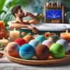 Bath Bombs for Men - Bundle of 16 Scented Bath Bombs with Natural Essential Oils - Organic Bath Bombs with Masculine Scents for Him - Perfect for Boyfriend, Husband or Father view 2