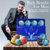Bath Bombs for Men - Bundle of 16 Scented Bath Bombs with Natural Essential Oils - Organic Bath Bombs with Masculine Scents for Him - Perfect for Boyfriend, Husband or Father view 4