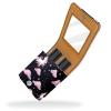 YTYVAGT Lipstick Case,Leather Lip Gloss Lipstick Organizer with Mirror,Mini Lipstick Holder Bag,Unicorn Black and White Cloud view 2