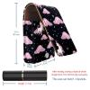 YTYVAGT Lipstick Case,Leather Lip Gloss Lipstick Organizer with Mirror,Mini Lipstick Holder Bag,Unicorn Black and White Cloud view 3