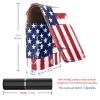 YTYVAGT Travel Lipstick Organizer Case,Lipstick Case Portable Makeup Bag With Mirror,United States and Iceland Flag view 3
