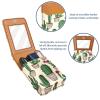 YTYVAGT Lipstick Case,Leather Lip Gloss Lipstick Organizer with Mirror,Mini Lipstick Holder Bag,Watercolor Plant Cactus view 4