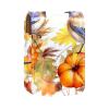YTYVAGT Travel Lipstick Organizer Case,Lipstick Case Portable Makeup Bag With Mirror,Birds Fruits and Vegetables view 1