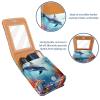 YTYVAGT Lipstick Case,Portable Makeup Bag Cosmetic Pouch,Lipstick Holder Makeup Organizer,Dolphins Fish Ocean Coral view 4