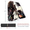 YTYVAGT Lipstick Case,Leather Lip Gloss Lipstick Organizer with Mirror,Mini Lipstick Holder Bag,Unicorns Cloud Moon view 3