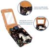 YTYVAGT Lipstick Case,Leather Lip Gloss Lipstick Organizer with Mirror,Mini Lipstick Holder Bag,Unicorns Cloud Moon view 4