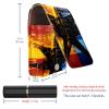 YTYVAGT Lipstick Case,Leather Lip Gloss Lipstick Organizer with Mirror,Mini Lipstick Holder Bag,Black American Flag Combination view 3