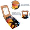 YTYVAGT Lipstick Case,Leather Lip Gloss Lipstick Organizer with Mirror,Mini Lipstick Holder Bag,Black American Flag Combination view 4