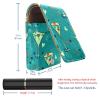 YTYVAGT Lipstick Case,Leather Lip Gloss Lipstick Organizer with Mirror,Mini Lipstick Holder Bag,Fruit Cocktail Glass view 3