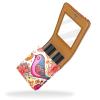 YTYVAGT Lipstick Case,Leather Lip Gloss Lipstick Organizer with Mirror,Mini Lipstick Holder Bag,Flower Heart Bird Butterfly Spring view 2