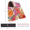 YTYVAGT Lipstick Case,Leather Lip Gloss Lipstick Organizer with Mirror,Mini Lipstick Holder Bag,Flower Heart Bird Butterfly Spring view 3